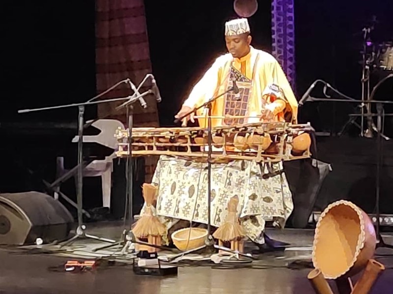 Nekobala en concert devant un public